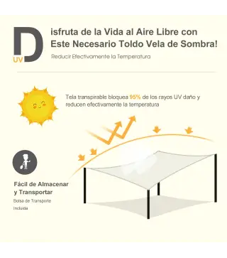 Toldo Vela Rectangular