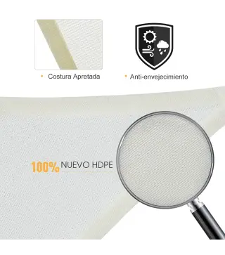 Toldo Vela Rectangular