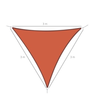 Toldo Vela Triangular