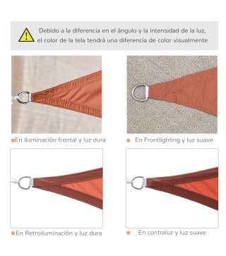 Toldo Vela Triangular