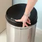 Contenedor Papelera Cubo Basura 30L con Sensor Detector Movimiento automático Acero Inoxidable (Varios tamaños) Contenedor Papelera Cubo Basura 30L con Sensor Detector Movimiento automático Acero Inoxidable (Varios tamaños)