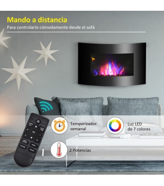 Chimenea Eléctrica de Pared