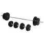 Juego de Pesas de 55 kg con Mancuernas y Barra Pesos Ajustables 2 en 1 con Discos de 10 kg 5 kg 2,5 kg 1,25 kg Barra de 170 cm p Juego de Pesas de 55 kg con Mancuernas y Barra Pesos Ajustables 2 en 1 con Discos de 10 kg 5 kg 2,5 kg 1,25 kg Barra de 170 cm p