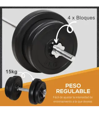 Juego de Pesas con Mancuernas