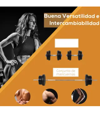 Juego de Pesas con Mancuernas