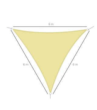 Toldo Vela Triangular