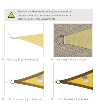 Toldo Vela Triangular