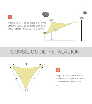 Toldo Vela Triangular