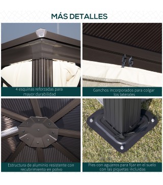 Carpa Cenador para Jardín