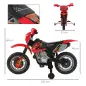 Moto Electrica Infantil Bateria 6V Recargable Niños 3+ Años Cargador y Ruedas Apoyo 102x53x66 cm Color Rojo Moto Electrica Infantil Bateria 6V Recargable Niños 3+ Años Cargador y Ruedas Apoyo 102x53x66 cm Color Rojo