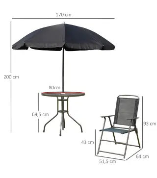 Conjunto de Muebles para Jardín