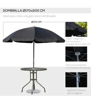 Conjunto de Muebles para Jardín