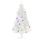 Árbol de Navidad Artificial 180 cm con 930 Ramas de Plástico 48 Decoraciones Incluidas Ø105x180 Blanco