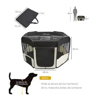 Parque Mascotas Plegable