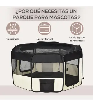 Parque Mascotas Plegable