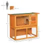 Conejera de Madera 90x45x80 cm Jaula para Conejos Jaula para Cobaya con Corral de Metal Techo Asfáltico Bandeja Extraíble y Ramp Conejera de Madera 90x45x80 cm Jaula para Conejos Jaula para Cobaya con Corral de Metal Techo Asfáltico Bandeja Extraíble y Ramp