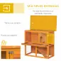 Conejera de Madera 90x45x80 cm Jaula para Conejos Jaula para Cobaya con Corral de Metal Techo Asfáltico Bandeja Extraíble y Ramp Conejera de Madera 90x45x80 cm Jaula para Conejos Jaula para Cobaya con Corral de Metal Techo Asfáltico Bandeja Extraíble y Ramp
