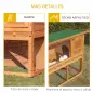 Conejera de Madera 90x45x80 cm Jaula para Conejos Jaula para Cobaya con Corral de Metal Techo Asfáltico Bandeja Extraíble y Ramp Conejera de Madera 90x45x80 cm Jaula para Conejos Jaula para Cobaya con Corral de Metal Techo Asfáltico Bandeja Extraíble y Ramp