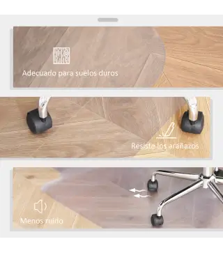 Alfombra Protectora para Silla de Oficina