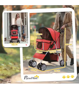 Cochecito para Perro y Gato