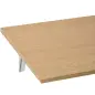 Mesa Plegable de Pared Mesa Abatible de Pared de Madera Ahorra Espacio para Cocina Comedor Dormitorio 60x40x20cm Natural