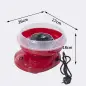 Máquina de Algodón de Azúcar de Uso doméstico de Polipropileno Acero Inox. y Aluminio 450W-550W 27x26x18 cm Rojo