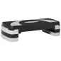 Step de Aeróbic, Step para Fitness Antideslizante con Altura Regulable 3 Niveles de 10/15/20 cm, Tabla Plataforma Stepper para E