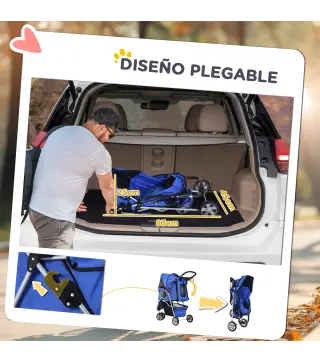 Cochecito para Perro y Gato