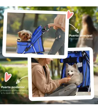 Cochecito para Perro y Gato