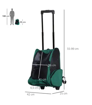 Transportín Carrito para Mascotas