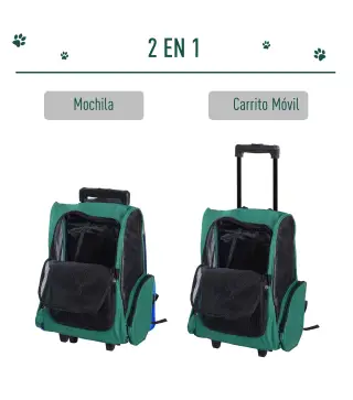 Transportín Carrito para Mascotas