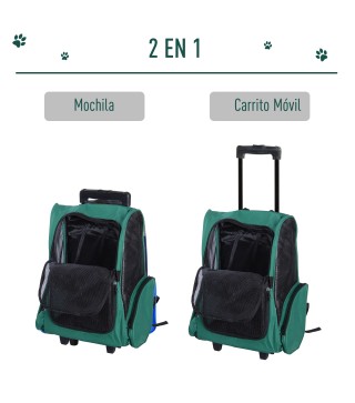 Transportín Carrito para Mascotas