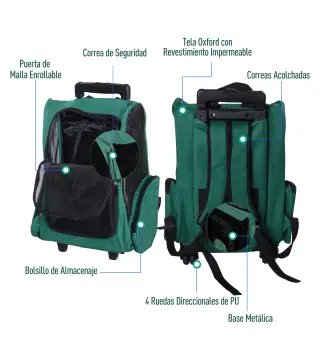 Transportín Carrito para Mascotas