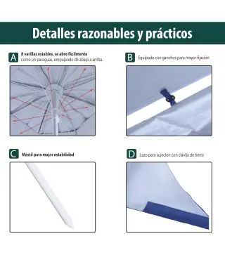 Sombrilla Parasol Playa