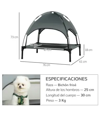 Cama Elevada para Mascotas