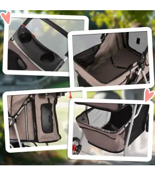 Cochecito para Perro y Gato