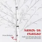 Árbol de Cerezo Artificial con 120 Luces LED Brillo Ajustable Decoración para Interiores 21x21x150 cm Blanco