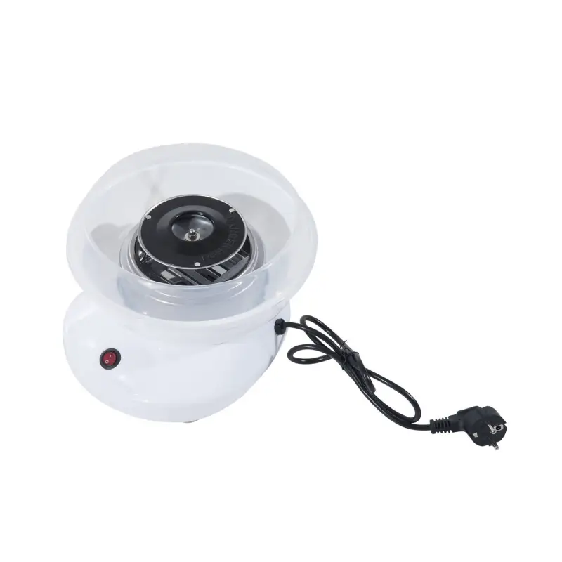 Máquina de Algodón de Azúcar de Uso doméstico de Polipropileno Acero Inox. y Aluminio 450W-550W 27x26x18cm Blanco Máquina de Algodón de Azúcar de Uso doméstico de Polipropileno Acero Inox. y Aluminio 450W-550W 27x26x18cm Blanco