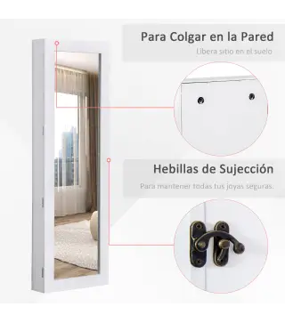 Espejo Joyero de Pared