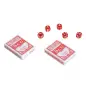 Maletín de Poker Profesional de Aluminio con 500 Fichas Juego Set de Poker Casino con 5 Dados 2 Barajas de Cartas y 1 Ficha de C