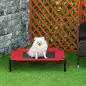 Cama Elevada para Perros Gatos Portátil Cama para Mascotas con Zona de Malla Transpirable y Tela Oxford para Interior Exterior 7