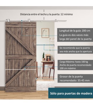 Kit Instalacion Puerta Corredera