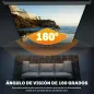 Pantalla de Proyector Manual 120 Pulgadas Pantalla de Proyección Portátil Formato 1:1 para Interior y Exterior Cine en Casa Pati