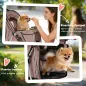 Carrito para Perros Pequeños con Cesta de Almacenaje Portavasos Ruedas y Cojín Lavable 77x44x102 cm Café Carrito para Perros Pequeños con Cesta de Almacenaje Portavasos Ruedas y Cojín Lavable 77x44x102 cm Café