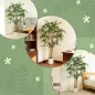 Ficus Artificial 150 cm Planta Artificial con 1116 Hojas y Maceta Planta Artificial Decorativa para Interior Verde
