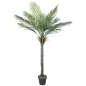 Planta Artificial Decorativa 180 cm Palmera Artificial con Maceta y Hojas para Interior Verde