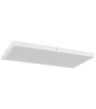 Juego de 4 Lámparas de Techo Color Regulable con Interruptor DIP y de Pared 3000K/4000K/6000K 60x30x3,7 cm Blanco