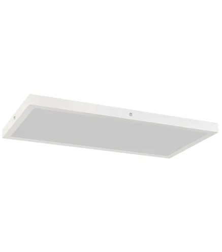 Juego de 4 Lámparas de Techo Color Regulable con Interruptor DIP y de Pared 3000K/4000K/6000K 60x30x3,7 cm Blanco