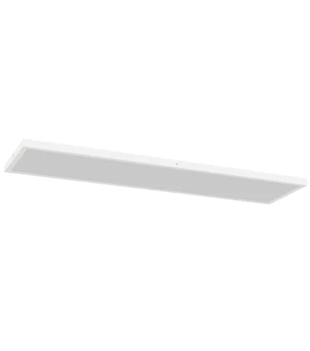 Juego de 4 Lámparas de Techo Color Regulable con Interruptor DIP y de Pared 3000K/4000K/6000K 120x30x3,7 cm Blanco