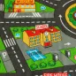 Alfombra Infantil Carretera de Ciudad 200x150 cm Alfombra Educativa Antideslizante para Gateo y Jugar con Coches